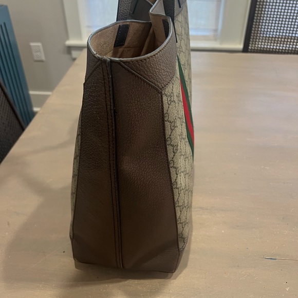 Authentic Gucci Ophidia canvas soft GG supreme Medium tote - Picture 6 of 14